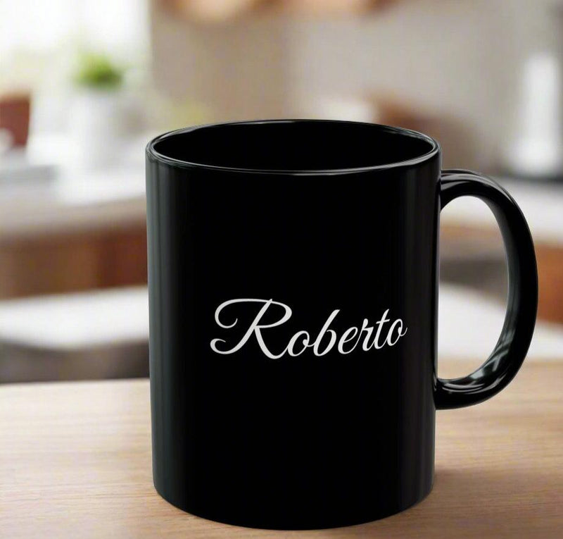 Personalized "100 % Boricua" Sports-car Black Mug 11oz -🇵🇷✨Puerto Rico flag -