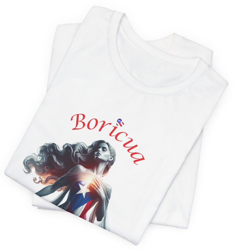 Boricua Jersey Short Sleeve Tee - Puerto Rico Flag, Latina, Borinquen, Soy Puertorriqueña, Orgullosa Boricua