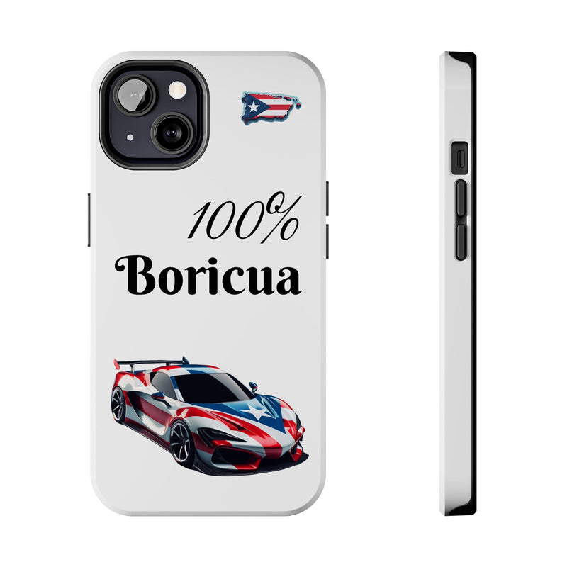 iPhone Tough Case - 100% Boricua - Puerto Rico Flag - Weeeepa!
