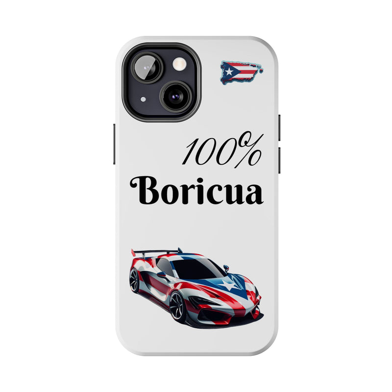 iPhone Tough Case - 100% Boricua - Puerto Rico Flag - Weeeepa!