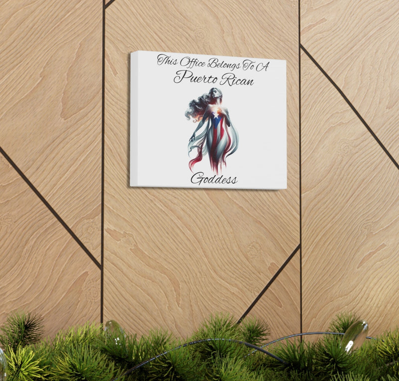 Puerto Rican Goddess office Canvas Gallery Wrap