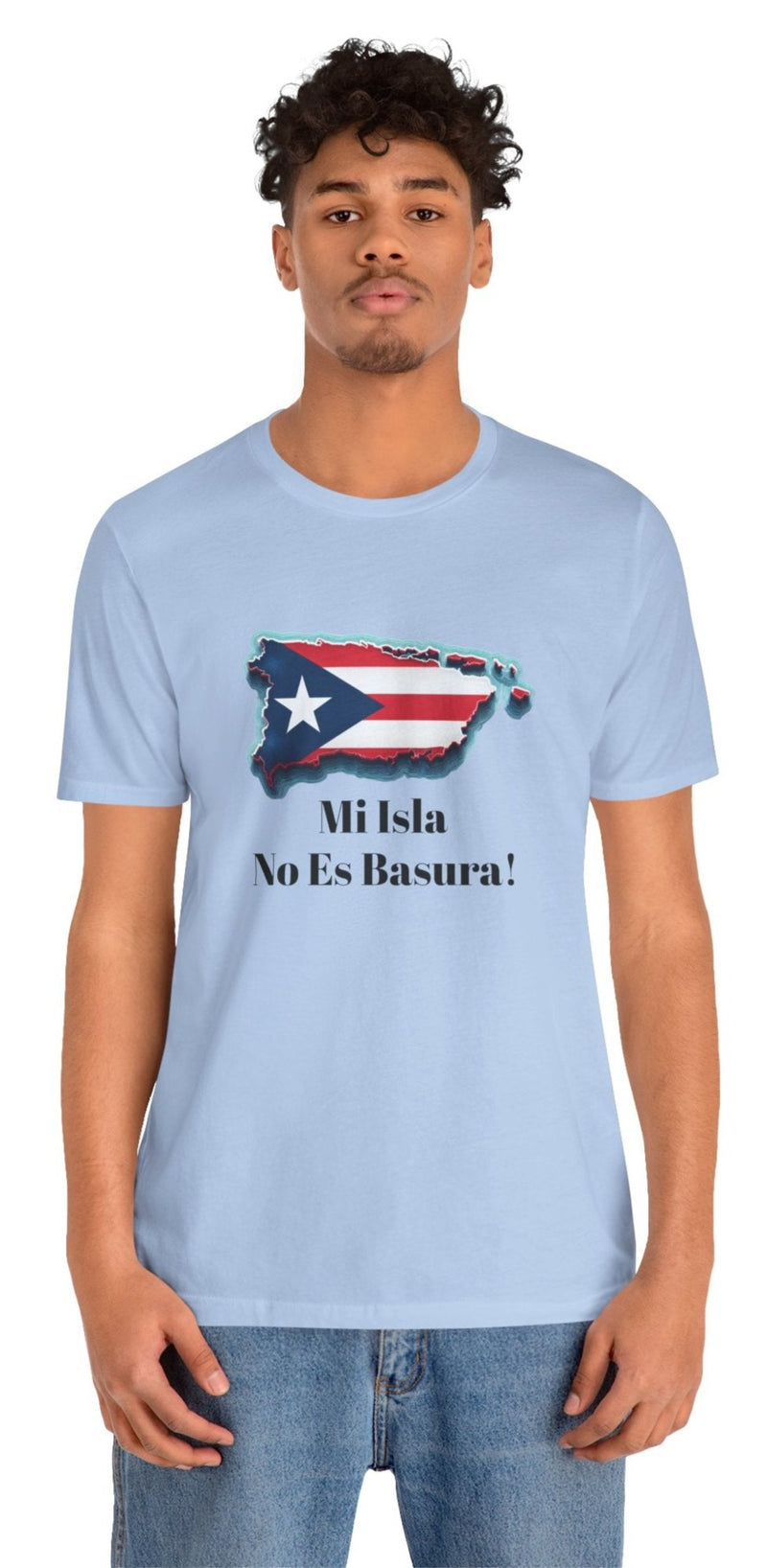 Puerto Rico Flag Unisex Tee - Mi Isla No Es Basura!
