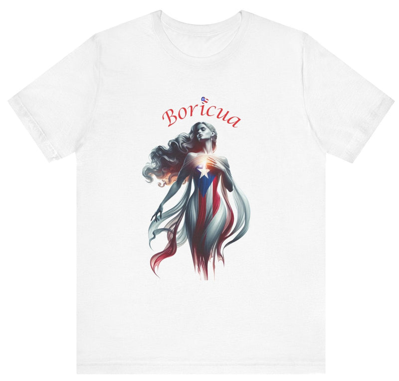 Boricua Jersey Short Sleeve Tee - Puerto Rico Flag, Latina, Borinquen, Soy Puertorriqueña, Orgullosa Boricua