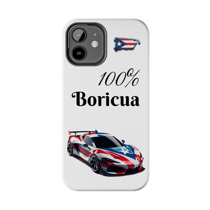 iPhone Tough Case - 100% Boricua - Puerto Rico Flag - Weeeepa!