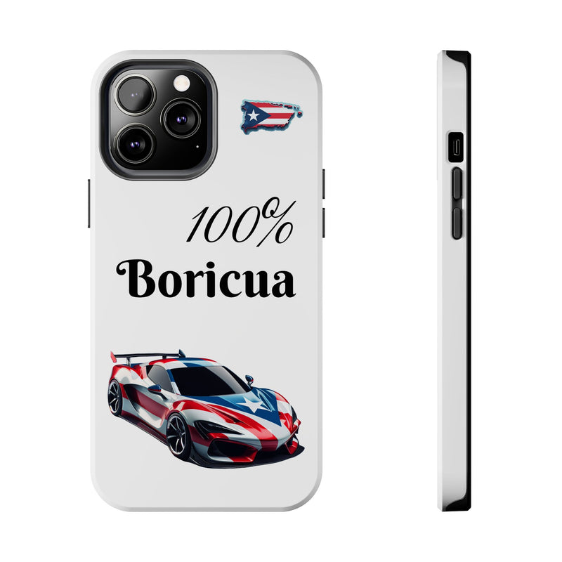 iPhone Tough Case - 100% Boricua - Puerto Rico Flag - Weeeepa!