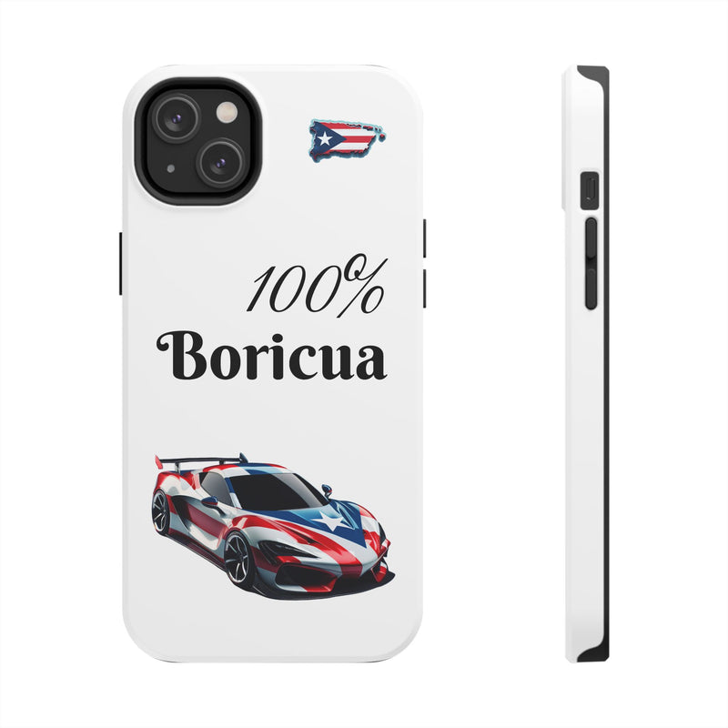 iPhone Tough Case - 100% Boricua - Puerto Rico Flag - Weeeepa!