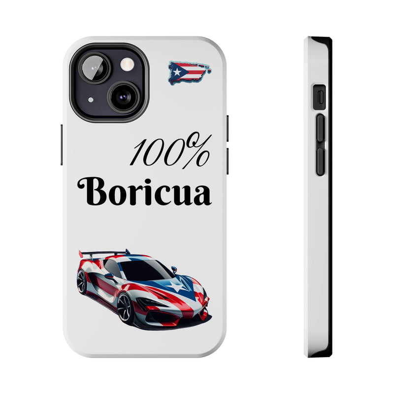iPhone Tough Case - 100% Boricua - Puerto Rico Flag - Weeeepa!