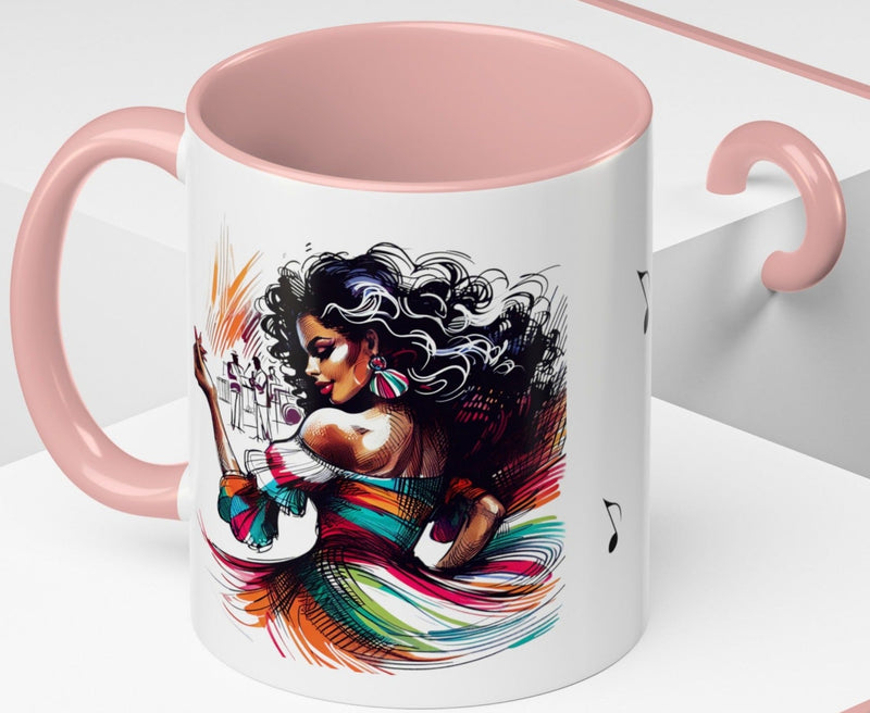 "Lo Mio Es Salsa' Nama" Puerto Rican šµš·š„ Coffee Mug (11oz) - Boricua, Mulata,Latina, Salsa Dancer,
