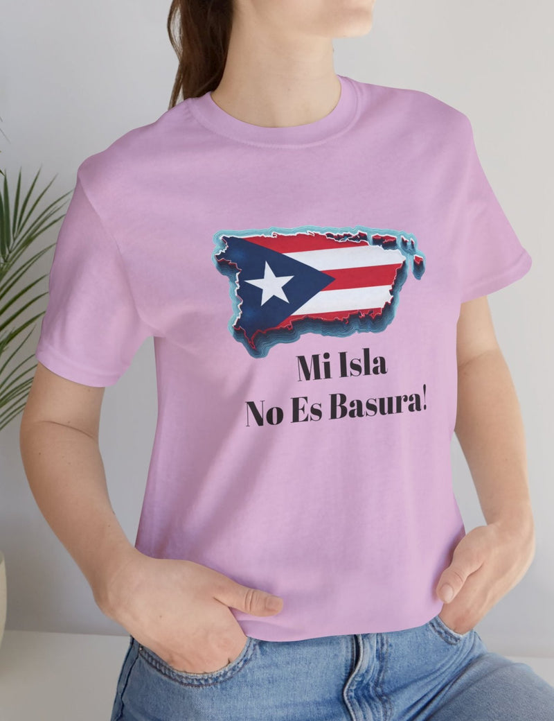 Puerto Rico Flag Unisex Tee - Mi Isla No Es Basura!