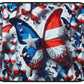 Puerto Rico Flag🇵🇷 Butterfly Flag Car Floor Mats,  (Set of 4)