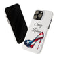 Puerto Rico Flag Sexy Latina Stiletto White Slim Phone Cases - Rico Flag 🇵🇷🥁  -Weeeepa!, Puertoriquena