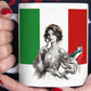 Italian Princess Mug 11oz - Italian Flag Mug