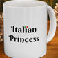 Italian Princess Mug 11oz - Italian Flag Mug