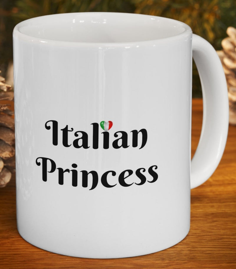 Italian Princess Mug 11oz - Italian Flag Mug