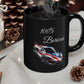 100 % Boricua Sports-car Black Mug 11oz -🇵🇷✨Puerto Rico flag -