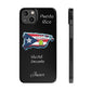 Personalized iPhone Puerto Rican Flag - Black Slim Cases - Rico Flag 🇵🇷🥁  -Weeeepa!, Puertoriquena