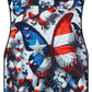 Puerto Rico Flag🇵🇷 Butterfly Flag Car Floor Mats,  (Set of 4)