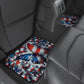 Puerto Rico Flag🇵🇷 Butterfly Flag Car Floor Mats,  (Set of 4)
