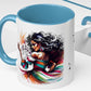 "Lo Mio Es Salsa' Nama" Puerto Rican  🇵🇷🥁 Coffee Mug (11oz) - Boricua, Mulata,Latina, Salsa Dancer,