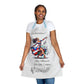 PUERTO RICO "SIN MUSICA YO NO COOKIN" APRON- DELANTAL, 5-Color Straps