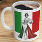 Italian Princess Mug 11oz - Italian Flag Mug