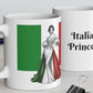 Italian Princess Mug 11oz - Italian Flag Mug