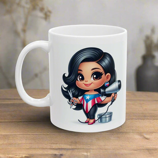 Latina Hair Stylist Mug