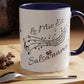 "Lo Mio Es Salsa' Nama" Puerto Rican  🇵🇷🥁 Coffee Mug (11oz) - Boricua, Mulata,Latina, Salsa Dancer,