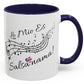 "Lo Mio Es Salsa' Nama" Puerto Rican  🇵🇷🥁 Coffee Mug (11oz) - Boricua, Mulata,Latina, Salsa Dancer,