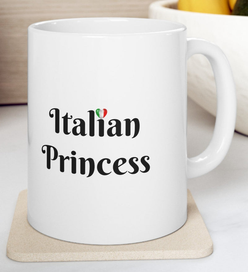 Italian Princess Mug 11oz - Italian Flag Mug