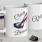 Personalized Stiletto Mug - Puerto Rico Flag Classy Boricua - 11oz