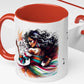 "Lo Mio Es Salsa' Nama" Puerto Rican  🇵🇷🥁 Coffee Mug (11oz) - Boricua, Mulata,Latina, Salsa Dancer,