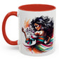 "Lo Mio Es Salsa' Nama" Puerto Rican  🇵🇷🥁 Coffee Mug (11oz) - Boricua, Mulata,Latina, Salsa Dancer,