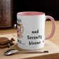 Bookworm Bliss: Cup Reading Mug with Glasses Design - 11oz