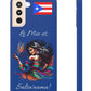 Galaxy "Lo Mio Es Salsa'nama" Blue Slim Cases - Puerto Rico Flag 🇵🇷🥁 - Weeeepa!