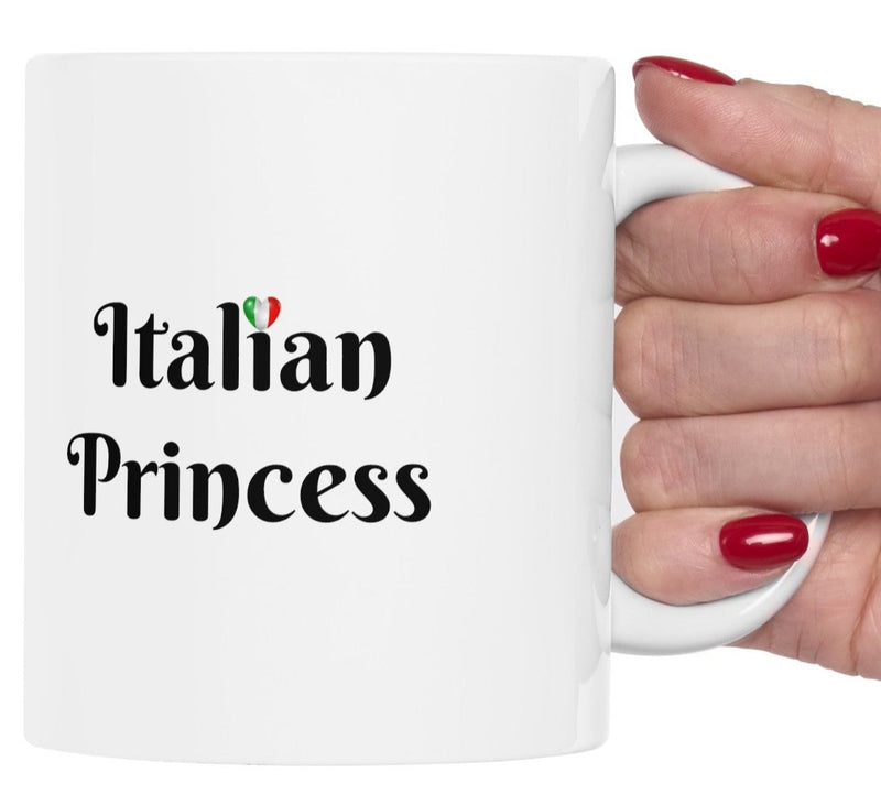 Italian Princess Mug 11oz - Italian Flag Mug