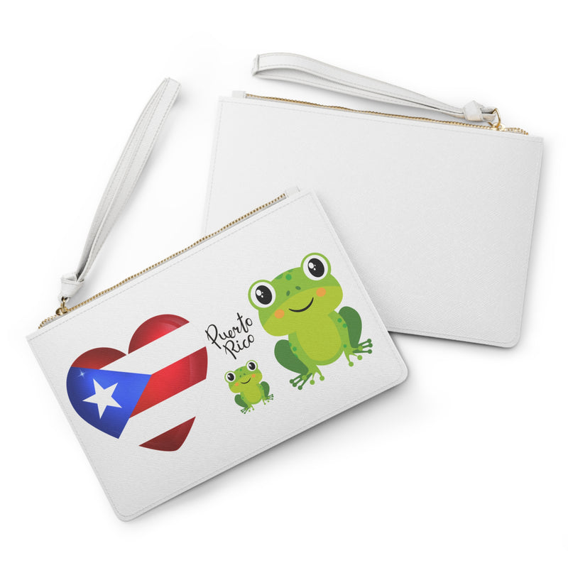 Puerto Rico Flag Coqui- Clutch Bag