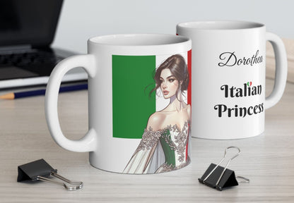 Italian Princess Mug - Personalized Ceramic Mug