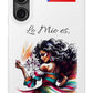 Galaxy "Lo Mio Es Salsa'nama" White Slim Cases - Puerto Rico Flag 🇵🇷🥁 - Weeeepa!