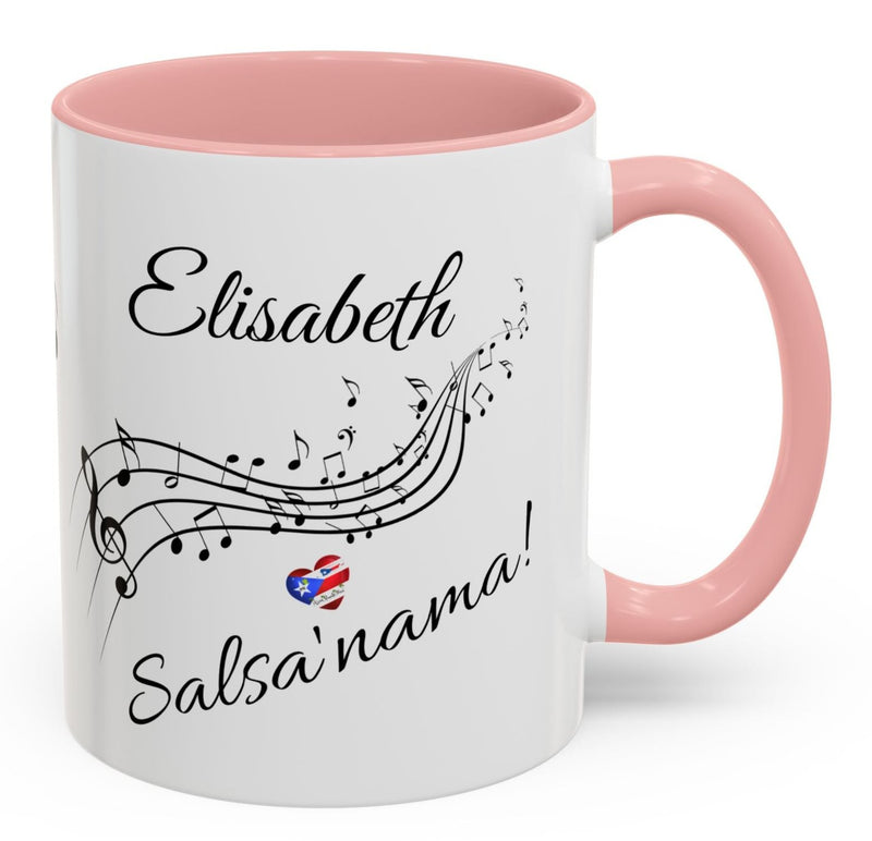 Personalized Salsa' Nama Puerto Rican Accent Coffee Mug (11, 15oz)