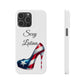 Puerto Rico Flag Sexy Latina Stiletto White Slim Phone Cases - Rico Flag 🇵🇷🥁  -Weeeepa!, Puertoriquena