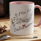 "Lo Mio Es Salsa' Nama" Puerto Rican  🇵🇷🥁 Coffee Mug (11oz) - Boricua, Mulata,Latina, Salsa Dancer,