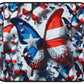 Puerto Rico Flag🇵🇷 Butterfly Flag Car Floor Mats,  (Set of 4)