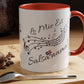 "Lo Mio Es Salsa' Nama" Puerto Rican  🇵🇷🥁 Coffee Mug (11oz) - Boricua, Mulata,Latina, Salsa Dancer,