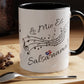 "Lo Mio Es Salsa' Nama" Puerto Rican  🇵🇷🥁 Coffee Mug (11oz) - Boricua, Mulata,Latina, Salsa Dancer,