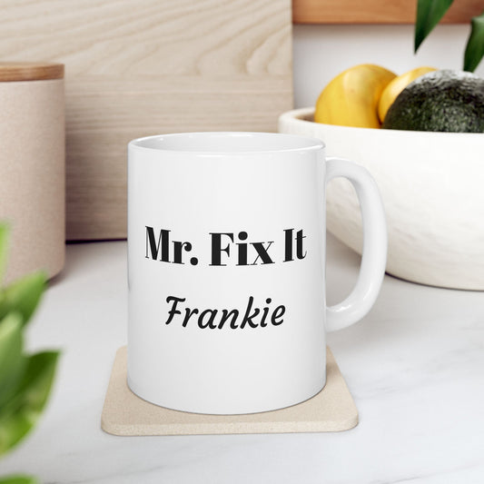 Personalized - Mr. Fix It Puerto Rican Pride Mug - Weeepa! - Boricua - Latino - Mechanic
