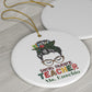 Ceramic Ornament - Personalized Santa's Favorite Teacher Ornament