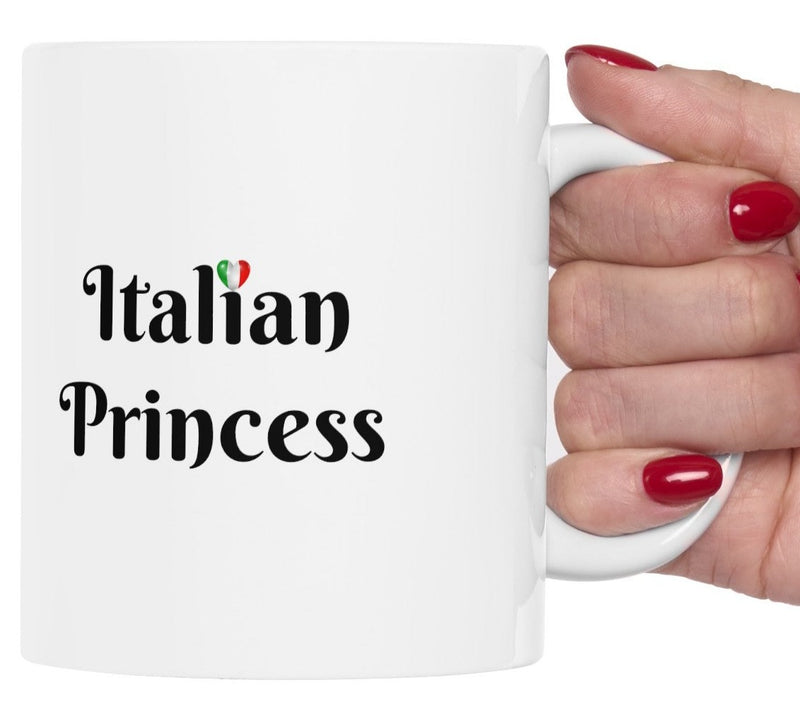 Italian Princess Mug 11oz - Italian Flag Mug