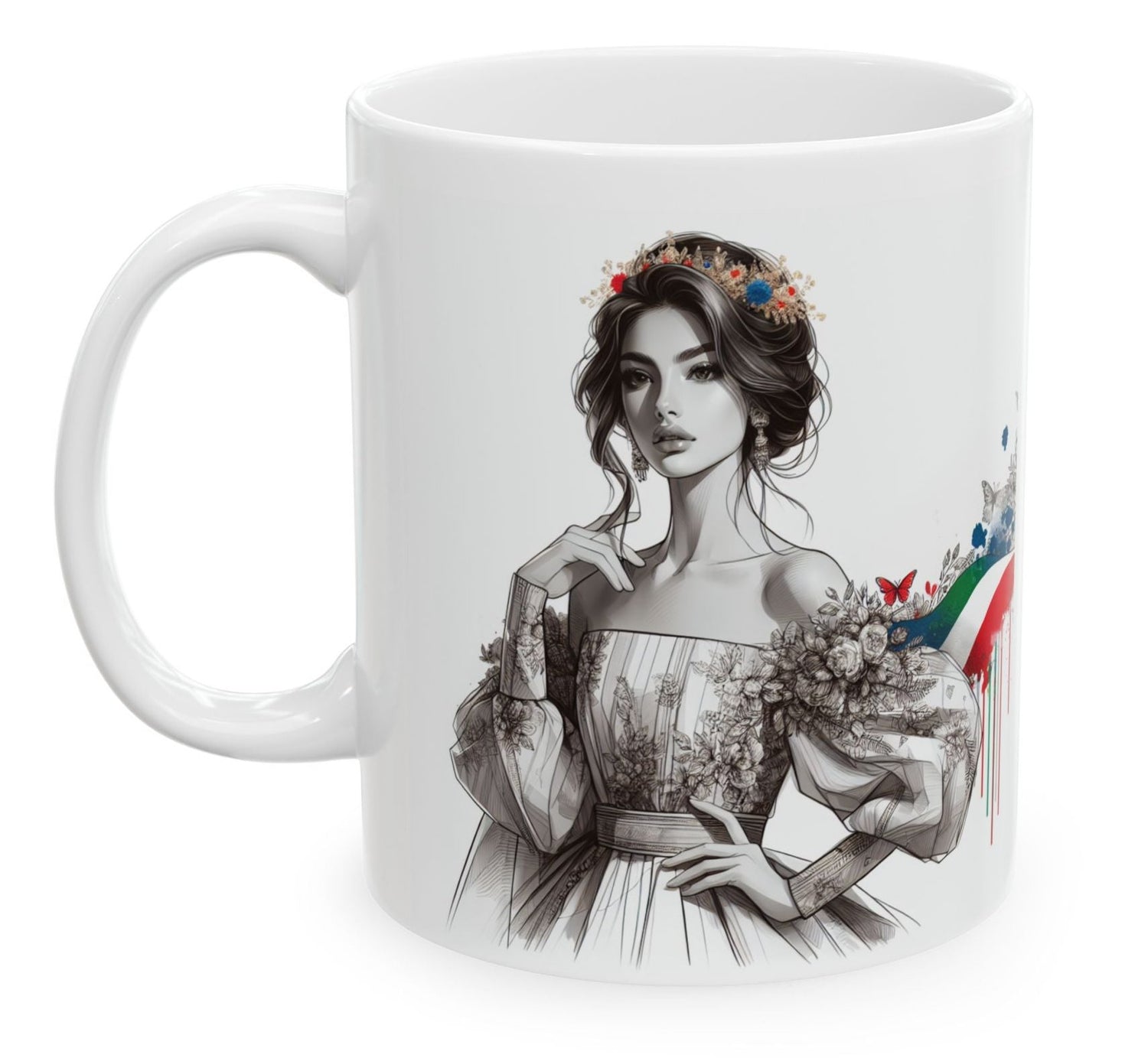 Beautiful Italian Princess Mug - 11oz