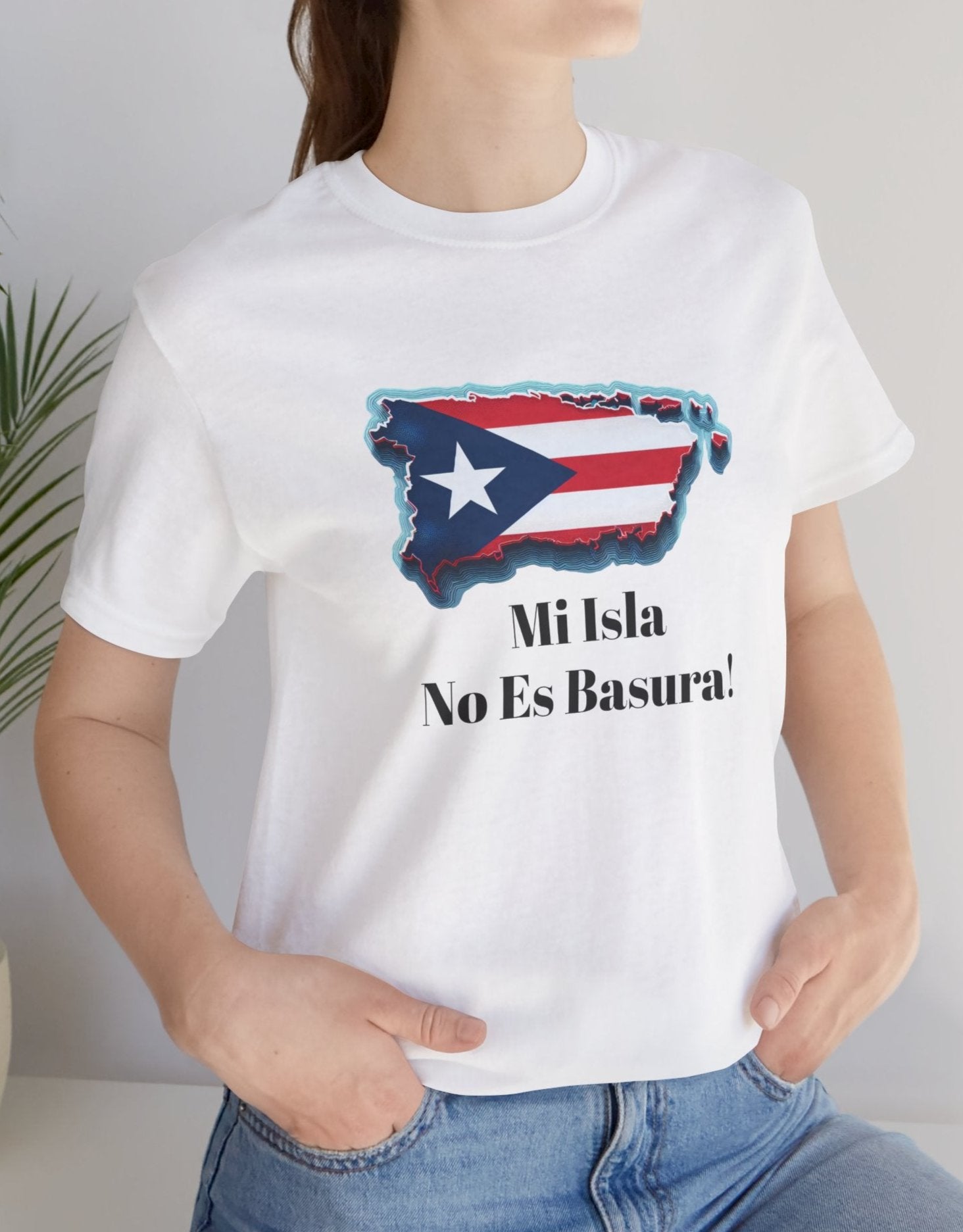 Puerto Rico Flag Unisex Tee - Mi Isla No Es Basura!